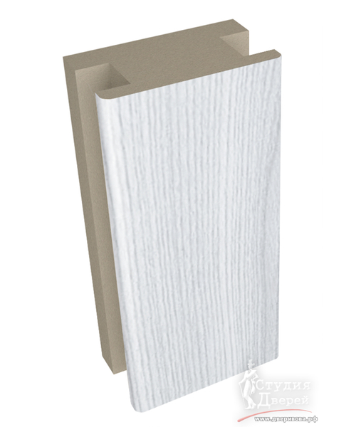 Адаптер добор/наличник телеск. ПВХ 38х22х2070 Ясень пепельный